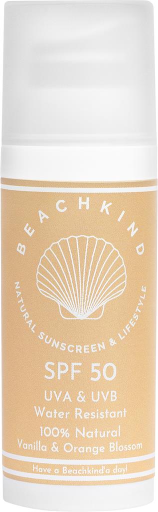 Bild på Beachkind Natural Sunscreen SPF50, 50 ml