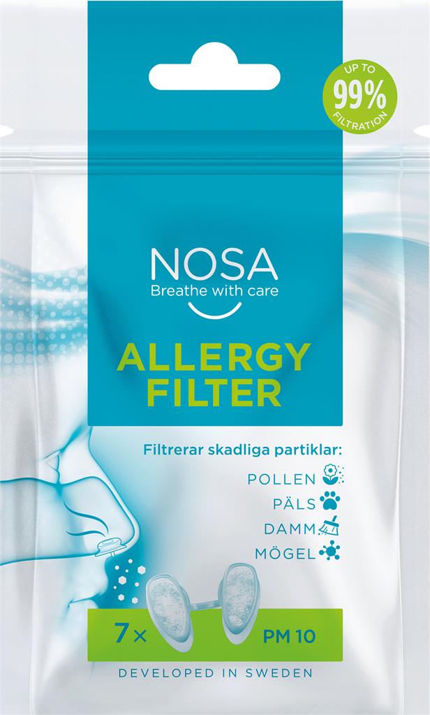 Bild på NOSA Allergy filter, One size, 7 st