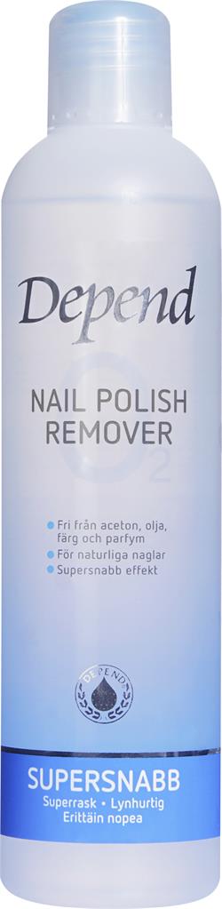 Bild på Depend O2 Nagellackremover Blå, 250 ml