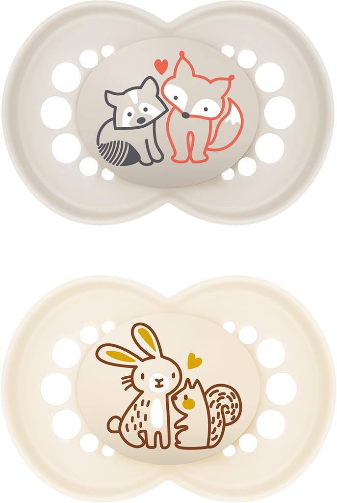 Bild på MAM Original 6-16m silikon NEUTRAL, 2 st