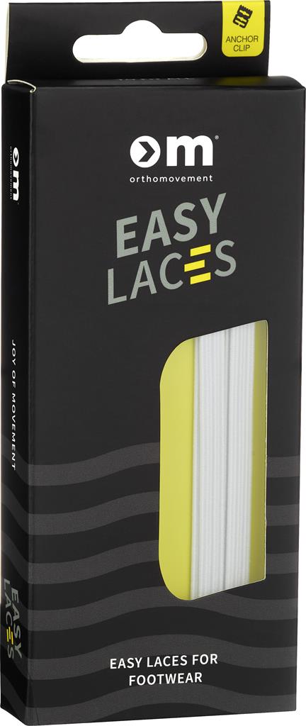 Bild på Ortho Movement Easy laces white, 2 st