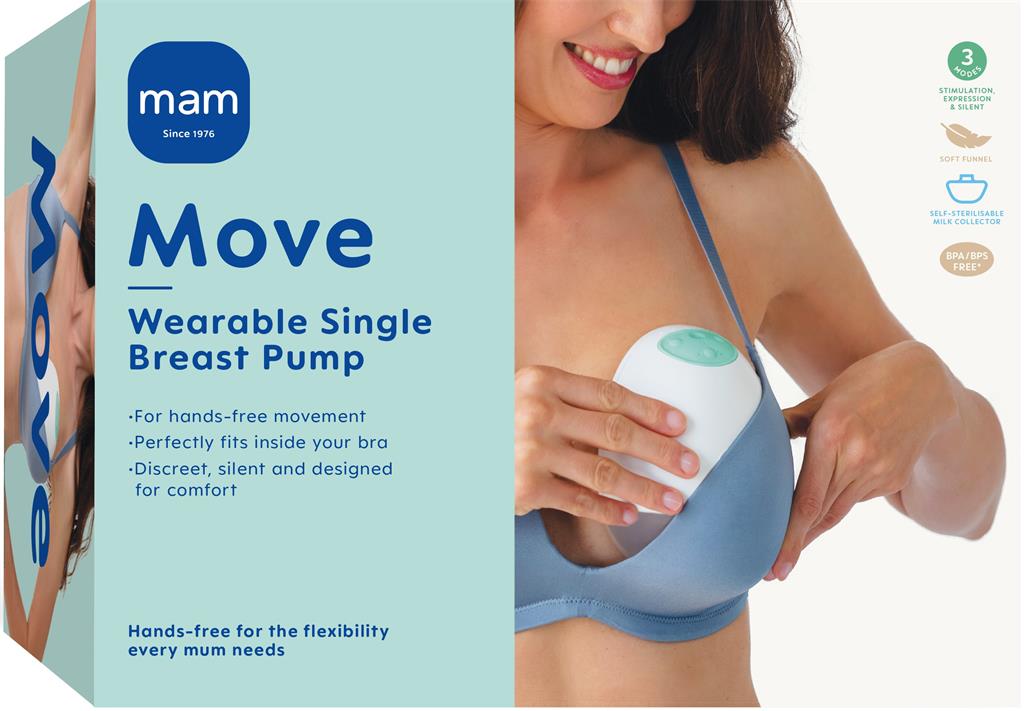 Bild på MAM Move Wearable Single Breastpump, 1 st