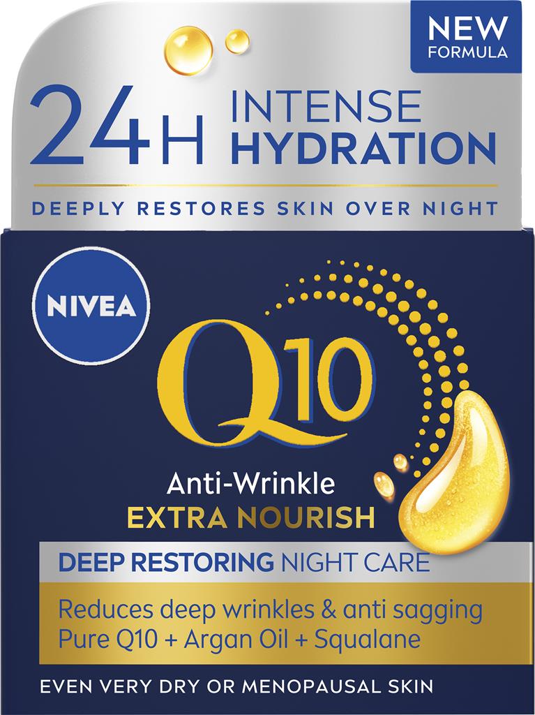 Bild på NIVEA Q10 Extra Nourish Night Cream, 50 ml