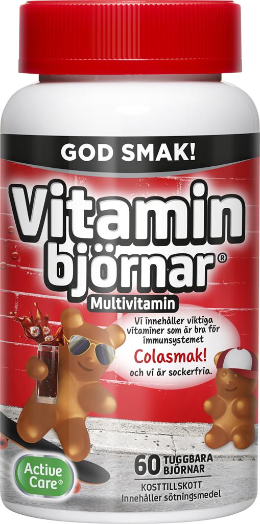Bild på Active Care Vitaminbjörnar Cola, 60 st