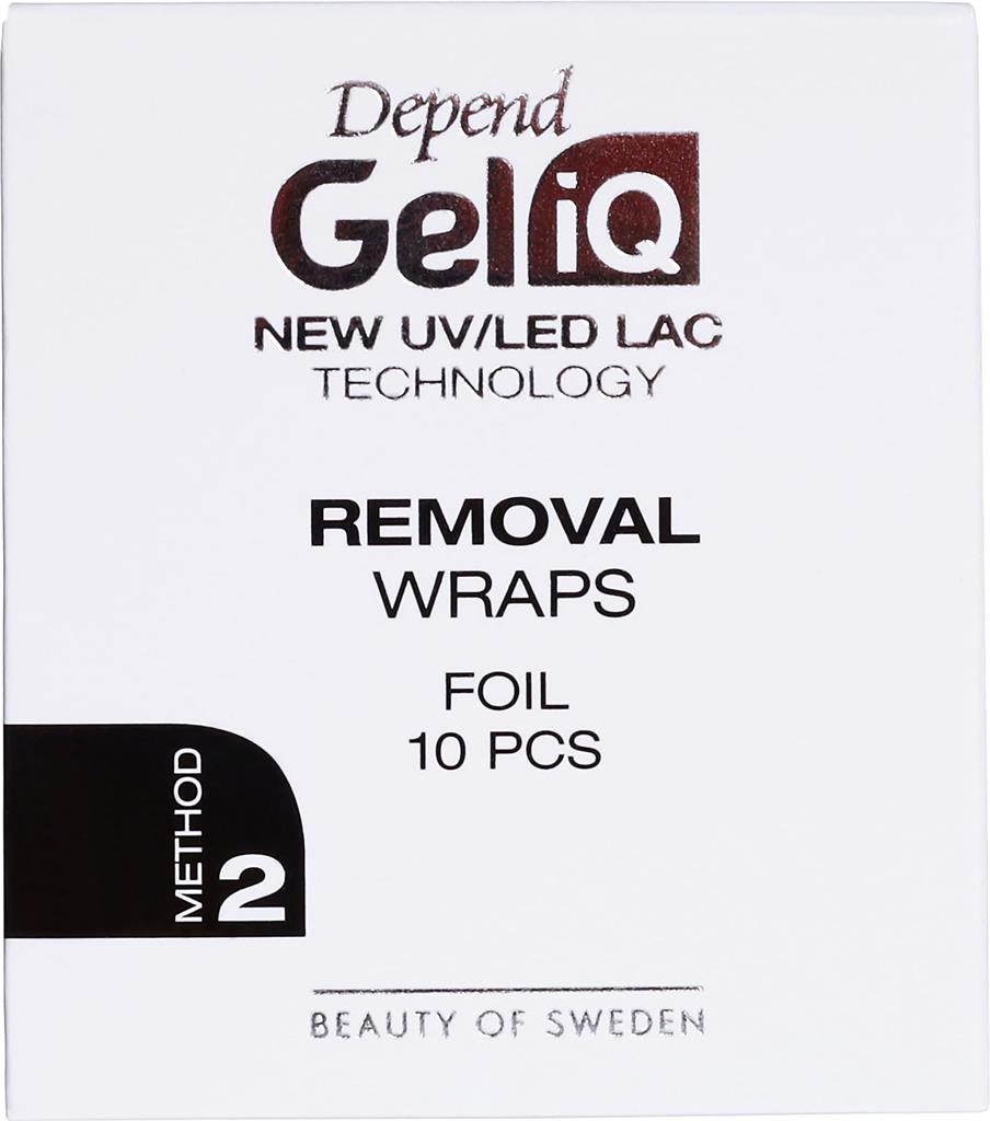 Bild på Depend Gel iQ Removal Wraps Foil 10 pcs, 10 st