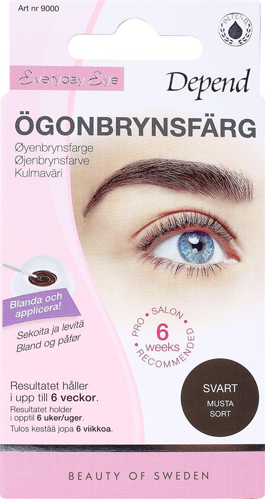 Bild på Depend Ögonbrynsfärg svart, 1 st