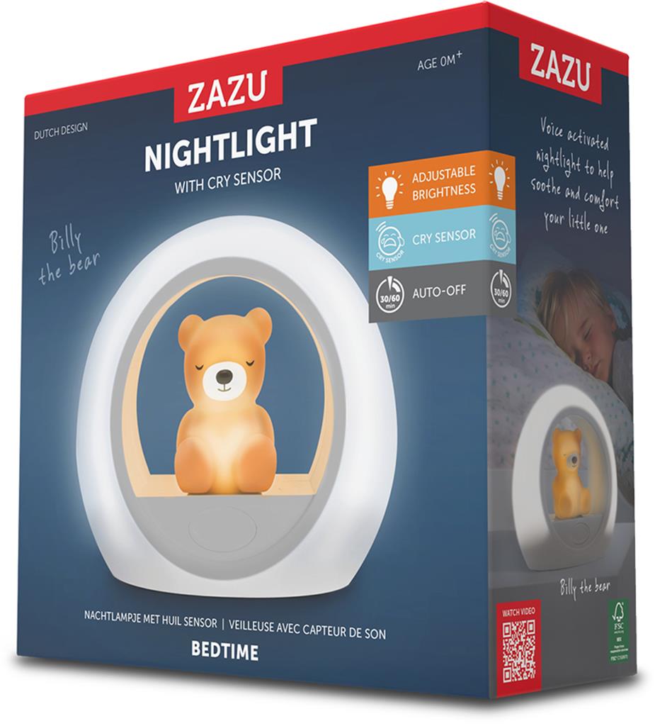 Bild på Zazu Nattlampa Björnen Billy , 1 st
