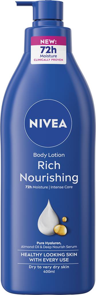 Bild på NIVEA Rich Nourishing Pump Body Lotion, 400 ml