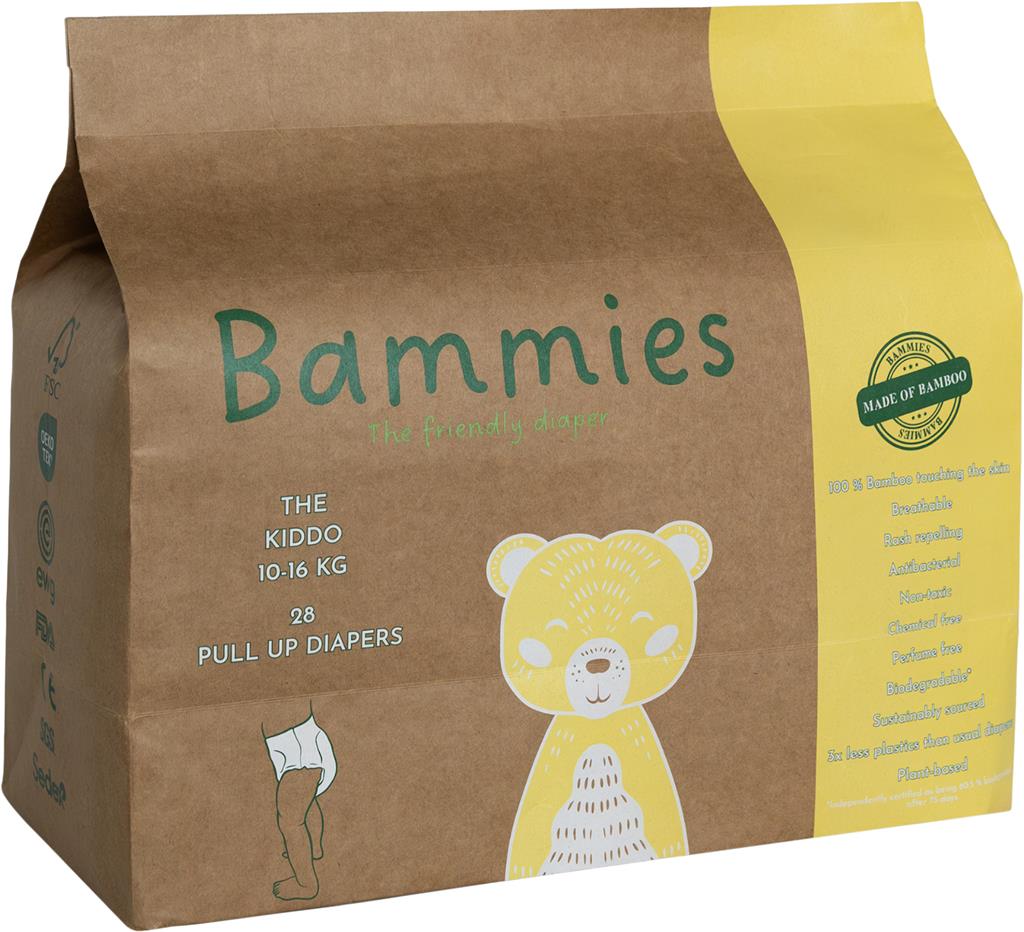 Bild på Bammies byxblöjor the kiddo 10-16kg , 28 st