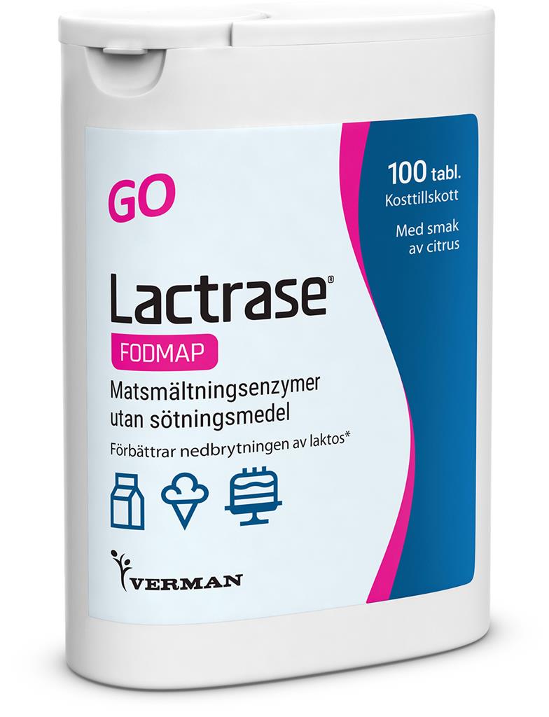Bild på Lactrase Fodmap GO, 100 st