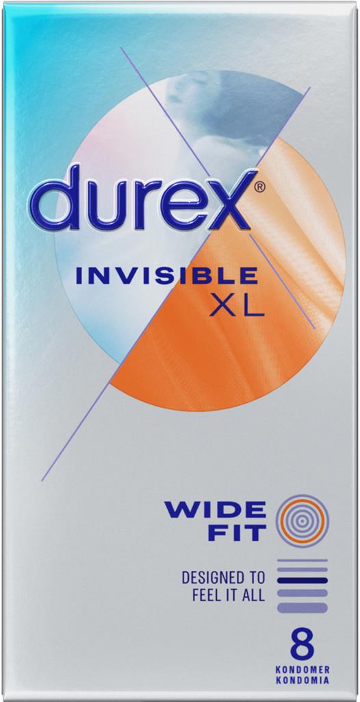 Bild på Durex Invisible XL Kondomer, 8 st