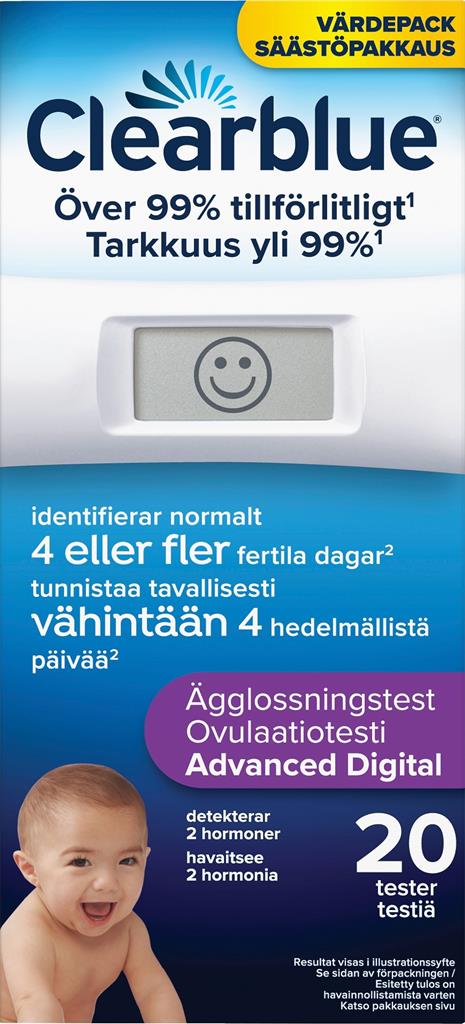 Bild på Clearblue Advanced Digital Ägglossningstest, 20 st