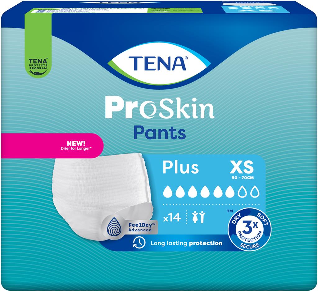 Bild på TENA ProSkin Pants Plus X-Small, 14 st
