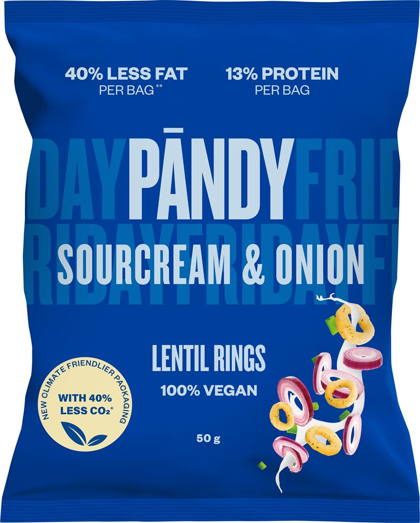 Bild på Pändy Linschips Sourcream & Onion, 50 g