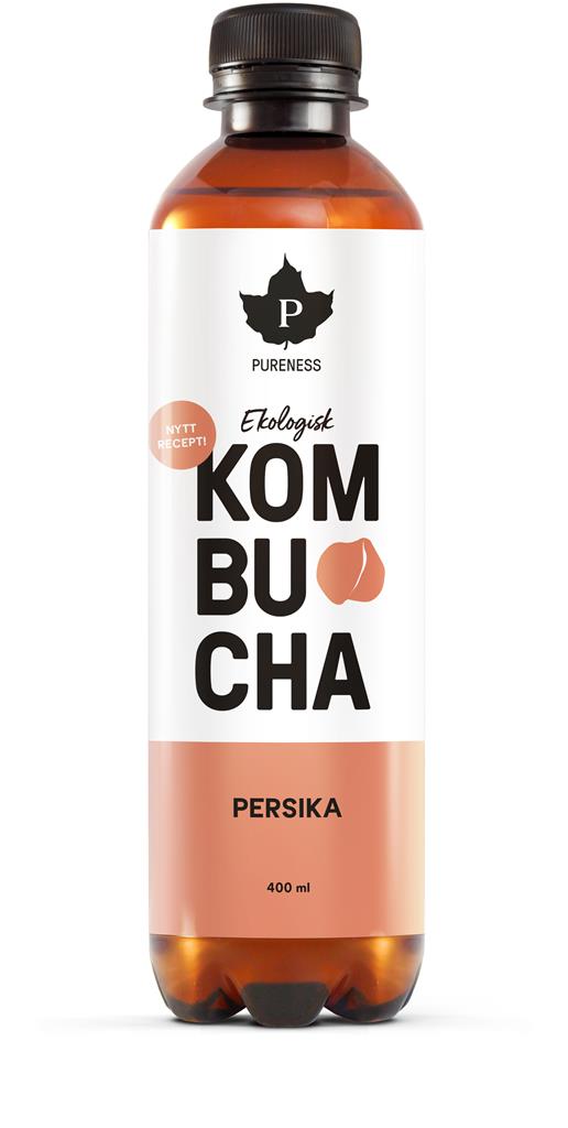 Bild på Pureness Kombucha, Persika, 400 ml