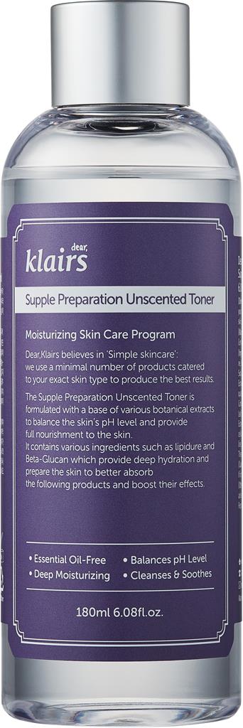 Bild på KLAIRS Supple Preparation Unscented Toner, 180 g