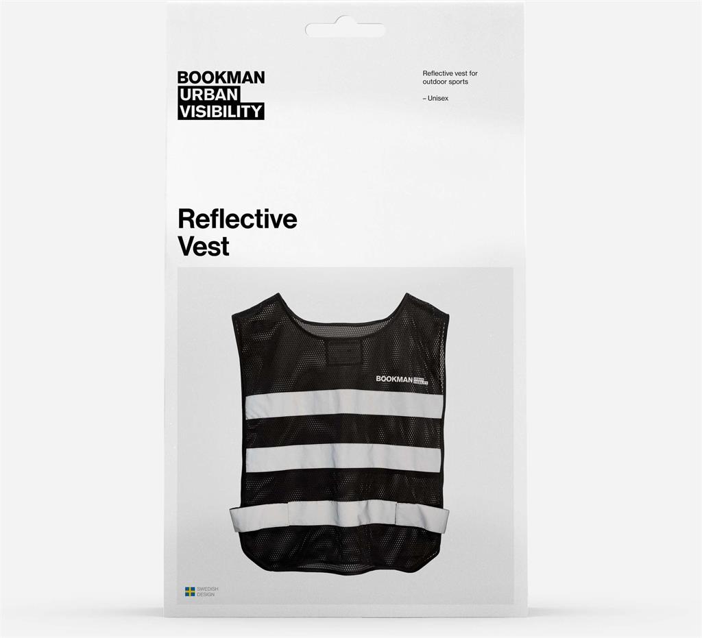 Bild på Bookman Urban Visibility Reflective Vest Black M/L, 1 st