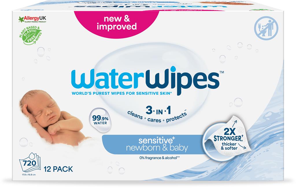 Bild på WaterWipes, Baby Wipes XL, 720 st