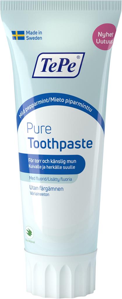 Bild på TePe Pure Toothpaste, Extra mild, 75 ml