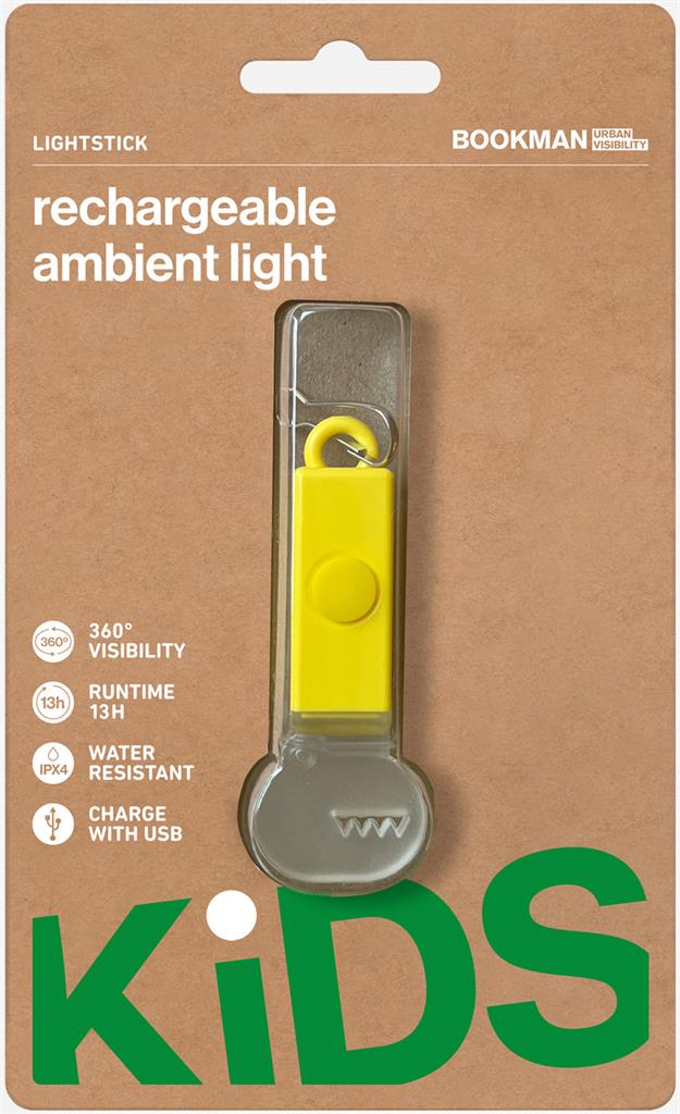 Bild på Bookman Urban Visibility Lightstick Dinosaur Gul, 1 st