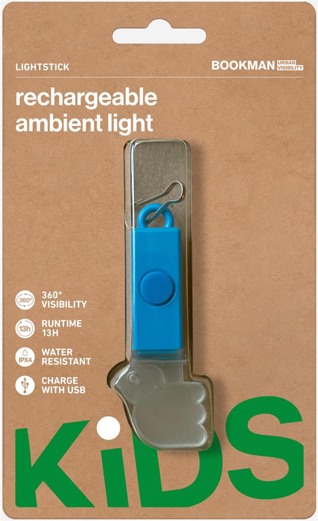 Bild på Bookman Urban Visibility Lightstick Bird Blå, 1 st