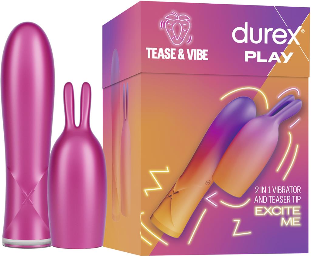 Bild på Durex Sexleksaker - Play 2in1 Vibrator, 1 st