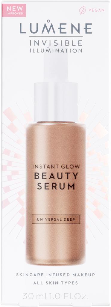 Bild på Lumene Invisible Illumination Instant Glow Beauty Serum Universal Deep, 30 ml