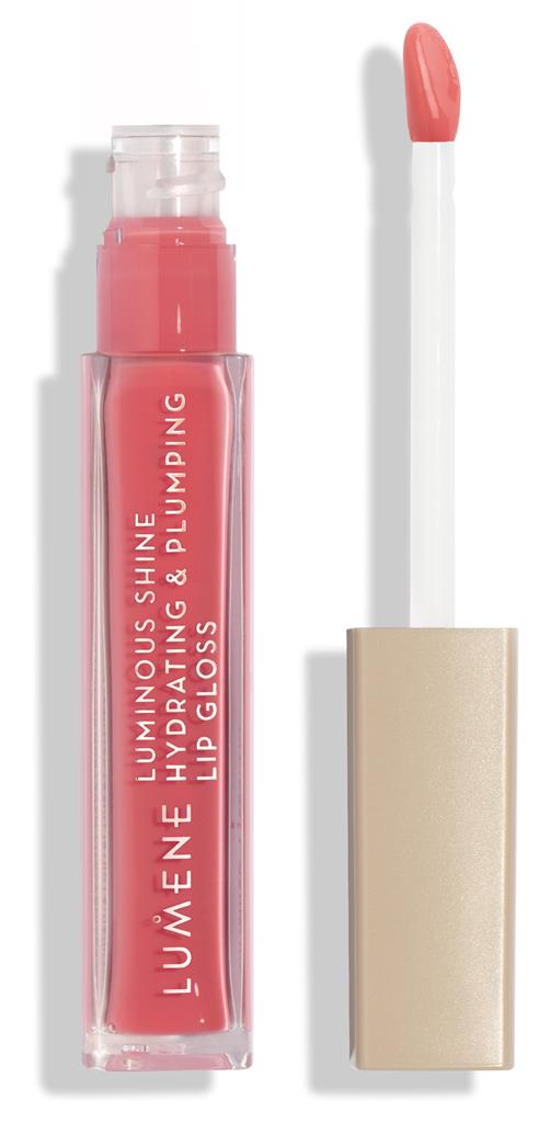 Bild på Lumene Luminous Shine Hydrating & Plumping Lip Gloss 4 Peach Pink, 5 ml
