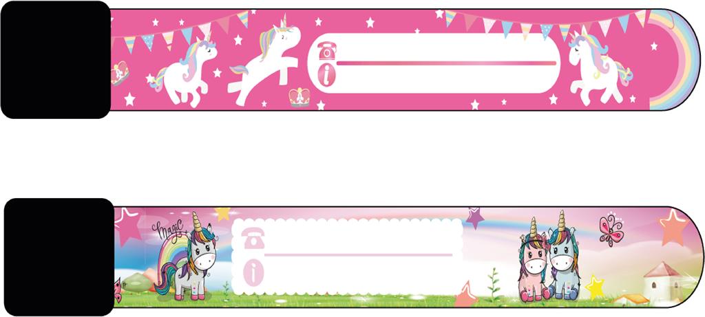 Bild på Millu ID-Armband Unicorn, 2 st