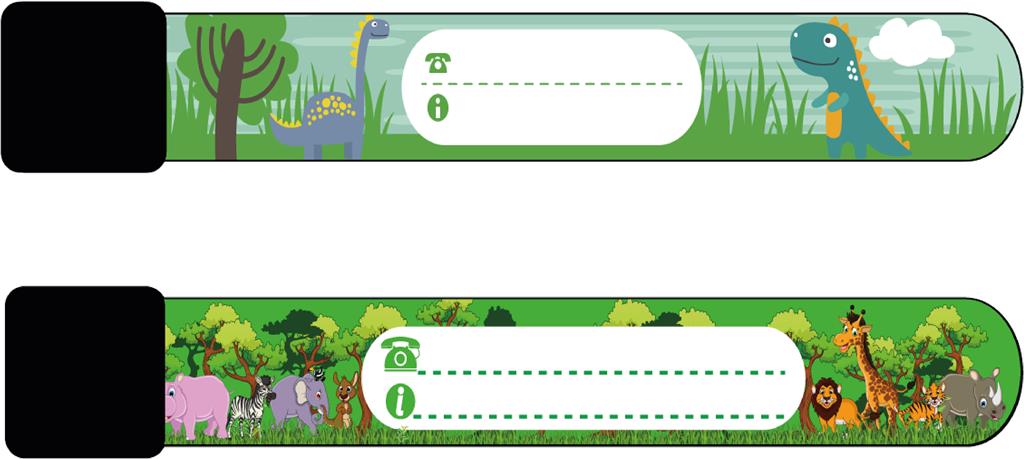 Bild på Millu ID-Armband Djungeln, 2 st