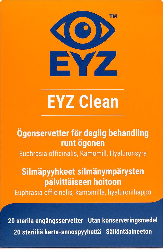 Bild på EYZ Clean Ögonservetter, 20 st