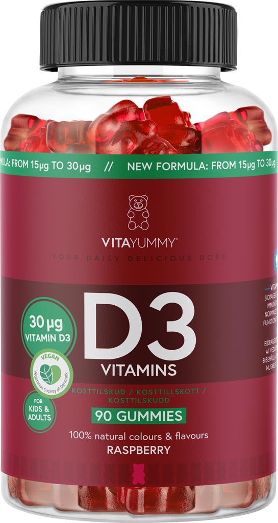 Bild på VitaYummy D3 Raspberry, 90 st