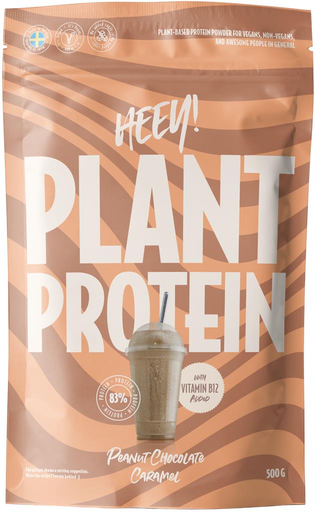 Bild på Heey! Plant Protein Peanut Choco Caramel, 500 g
