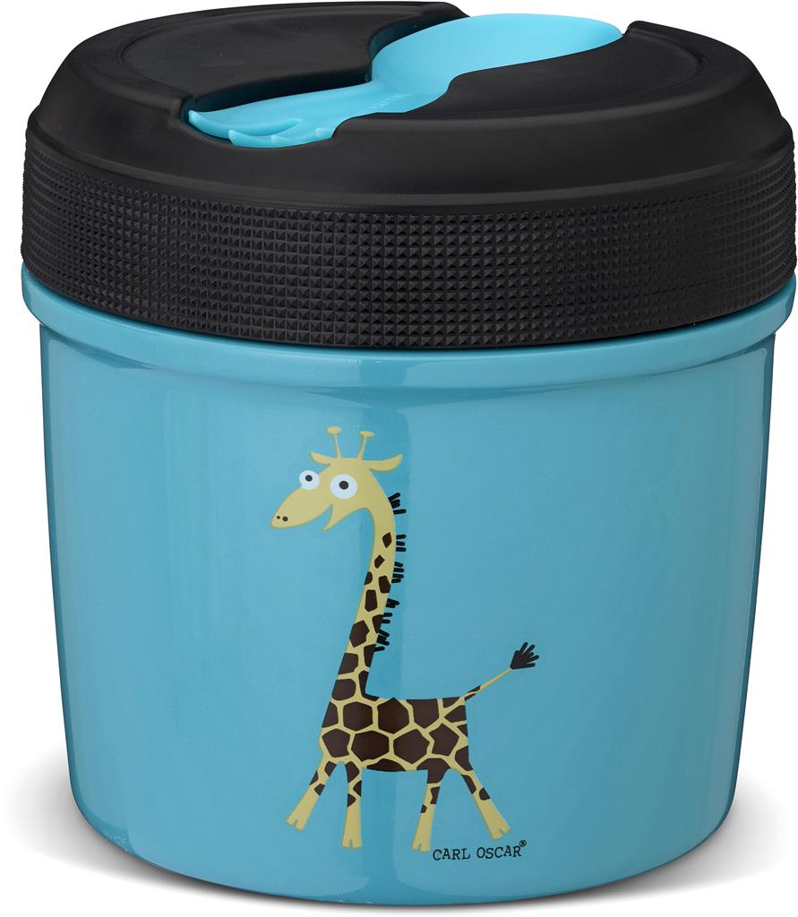 Bild på Carl Oscar TEMP LunchJar 0,5 L - Turkos-Giraff, 1 st
