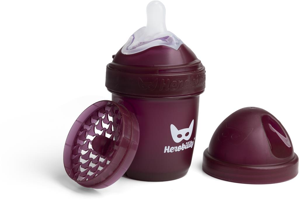 Bild på Herobility Baby Bottle 140ml - Merlot, 1 st