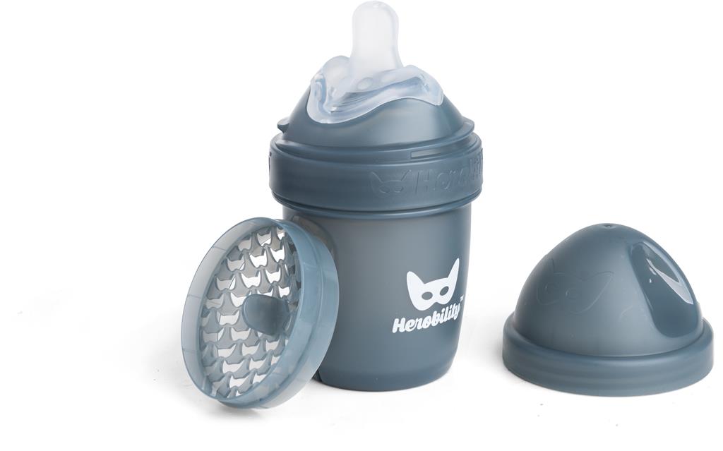 Bild på Herobility Baby Bottle 140ml - Iron Blue, 1 st