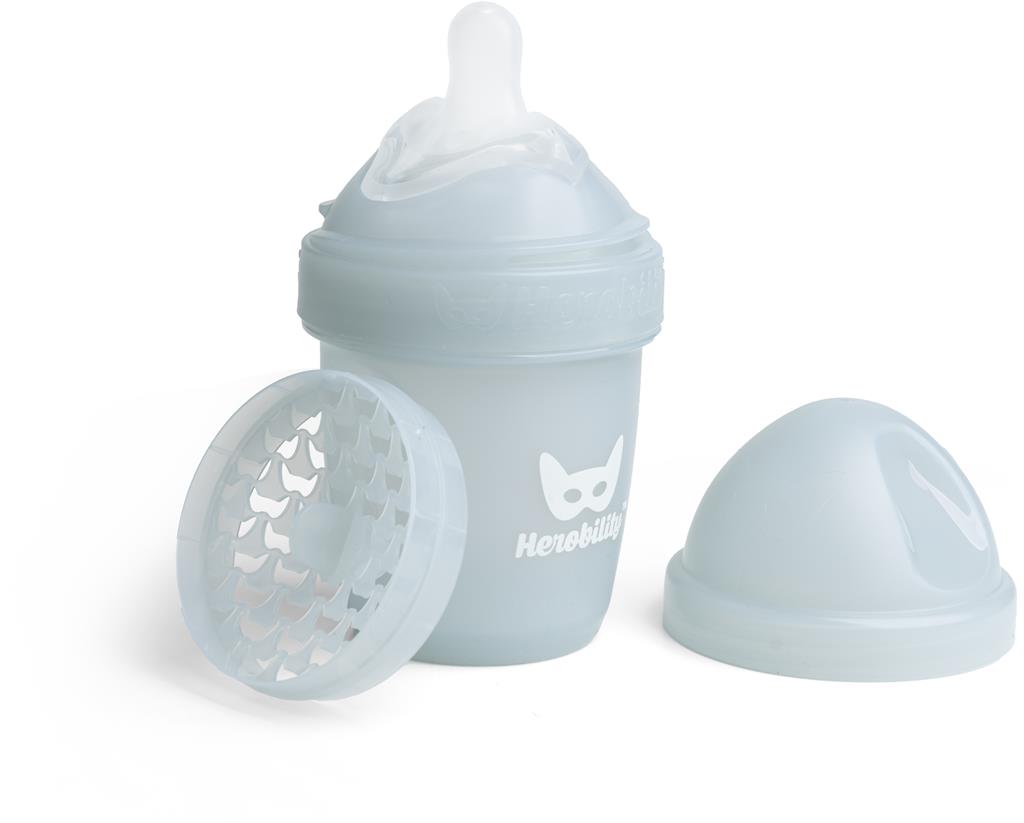 Bild på Herobility Baby Bottle 140ml - Grey, 1 st