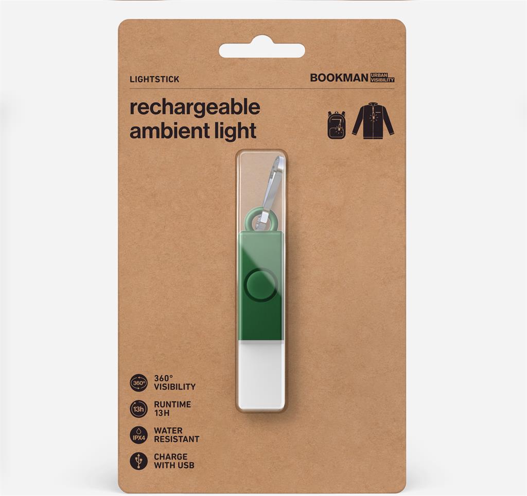 Bild på Bookman Urban Visibility Lightstick Grön, 1 st