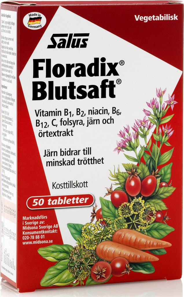 Bild på Salus Blutsaft Järn, vitaminer & folsyra, 50 st