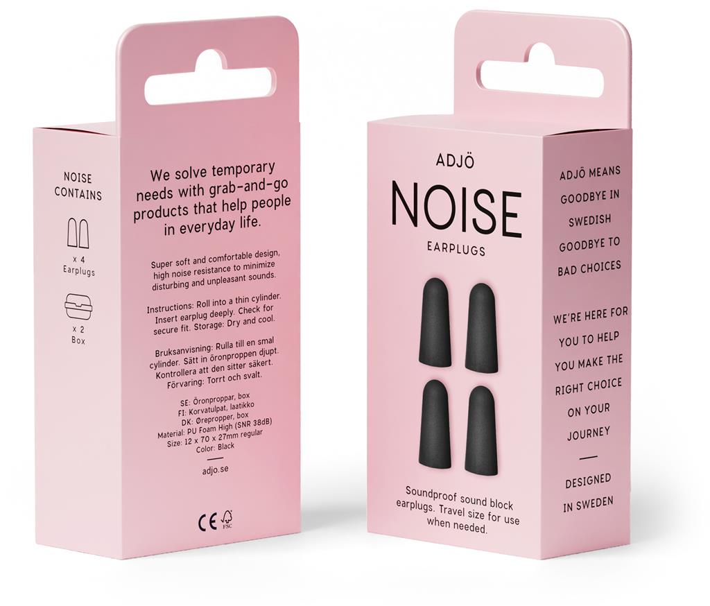 Bild på ADJÖ NOISE Earplugs, 2 par