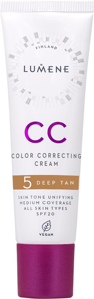 Bild på Lumene CC Color Correcting Cream Deep Tan SPF20 , 30 ml
