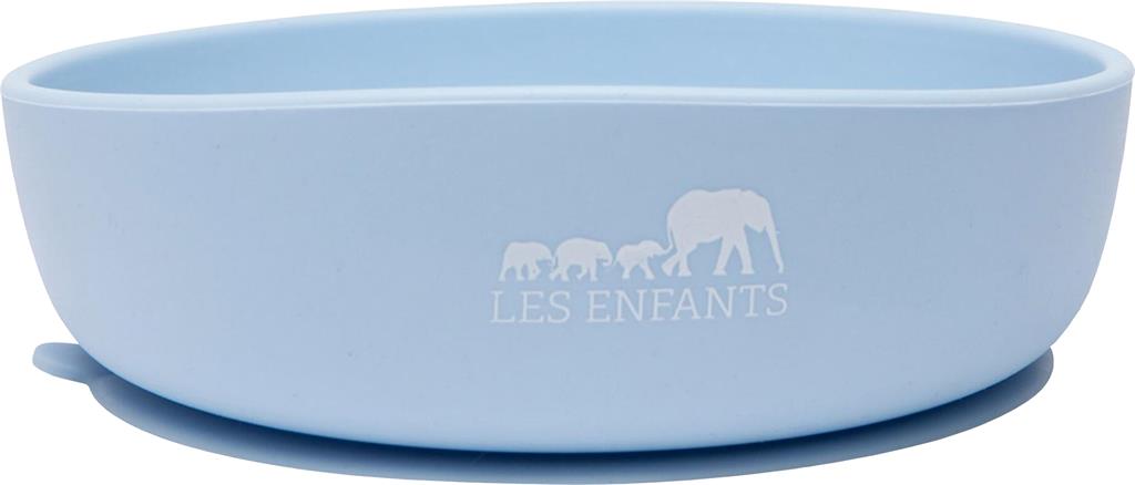 Bild på LES ENFANTS Baby Tallrik Silikon Blå, 1 st