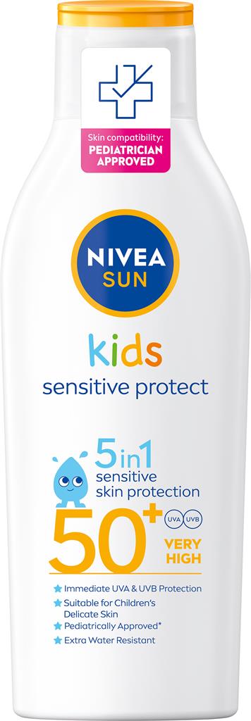 Bild på NIVEA Sun Kids Sensitive Protect & Play Sun Lotion SPF50+, 200 ml
