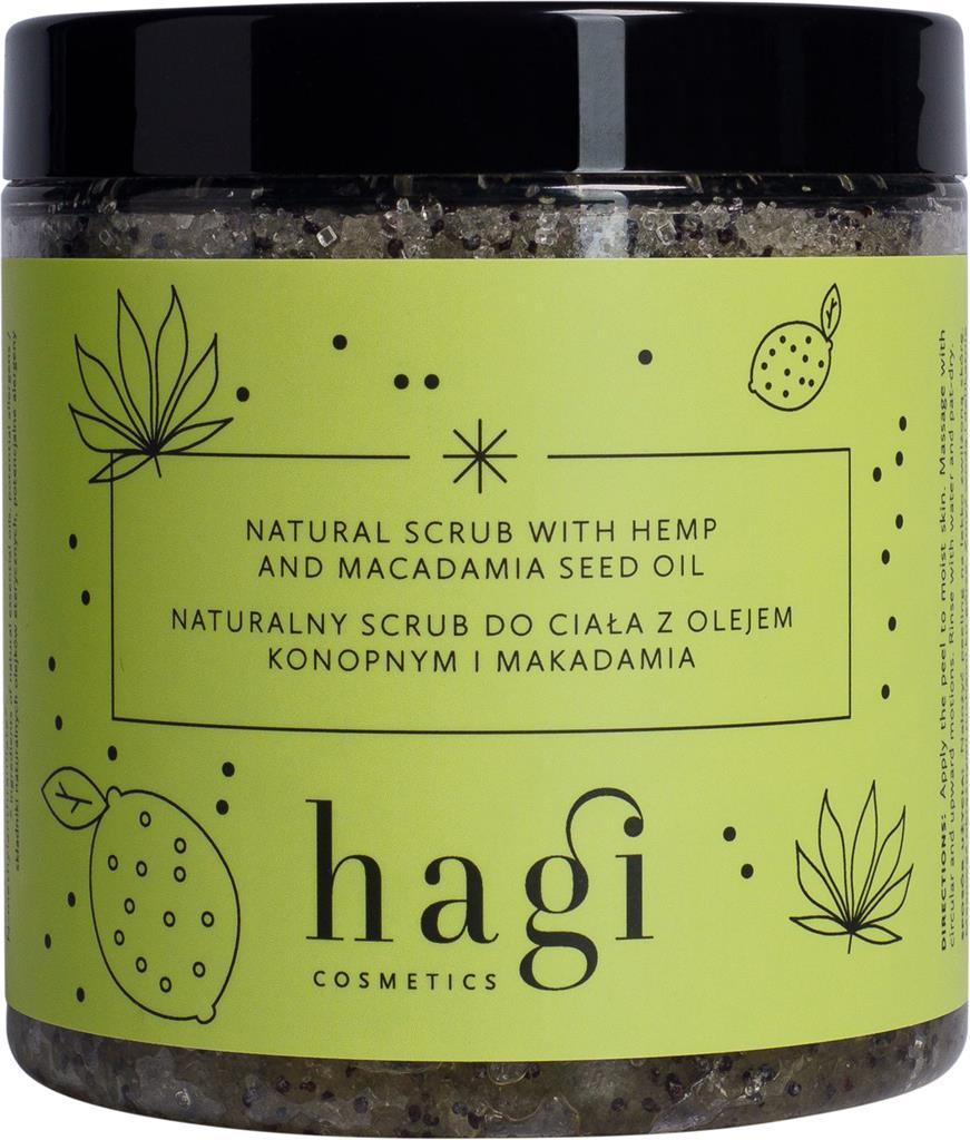Bild på Hagi Natural Scrub Hemp Macadamia, 280 g