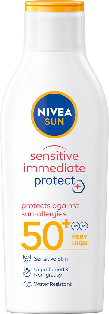 Bild på NIVEA Sun Sensitive Sun Lotion SPF50+, 200 ml