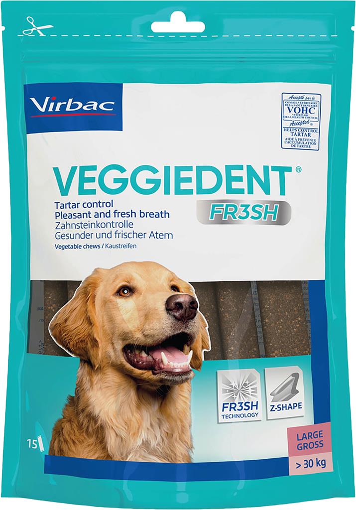 Bild på VeggieDent FR3SH Tuggpinnar Large, 490 g