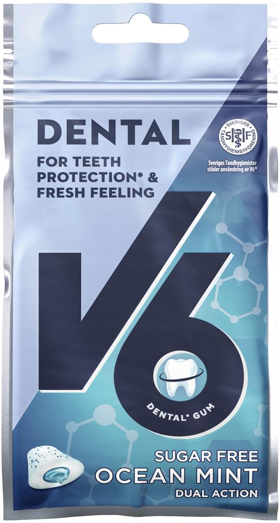 Bild på V6 Dental Dual Action Ocean Mint, 30 g