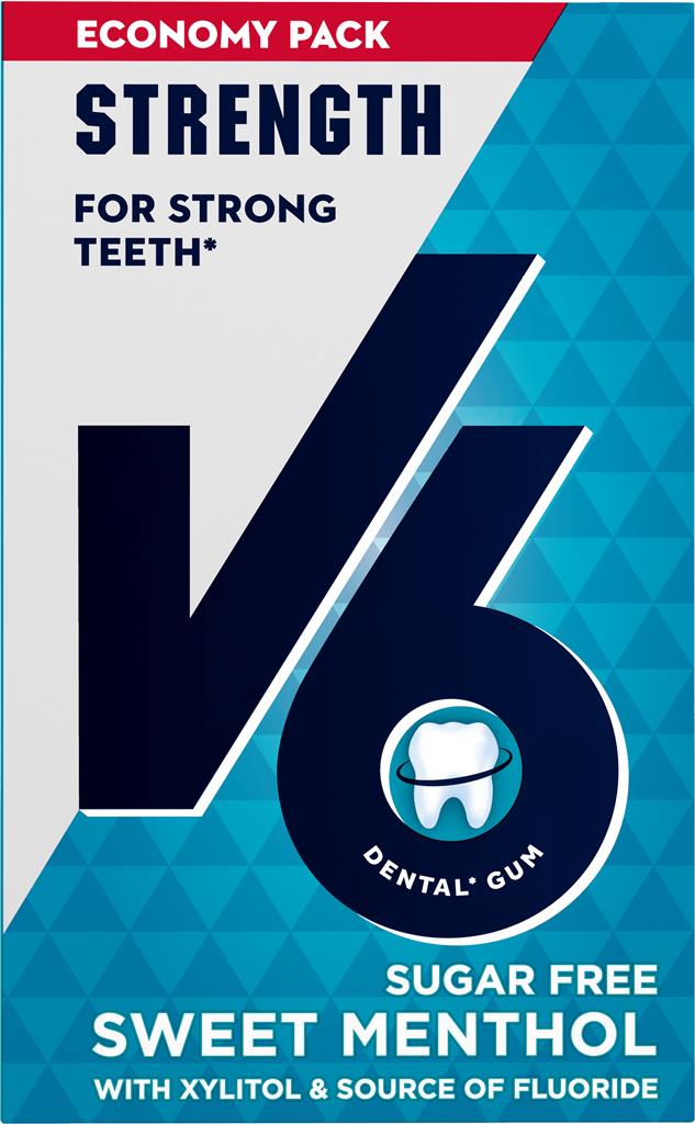 Bild på V6 Strong Teeth Sweet Menthol, 70 g