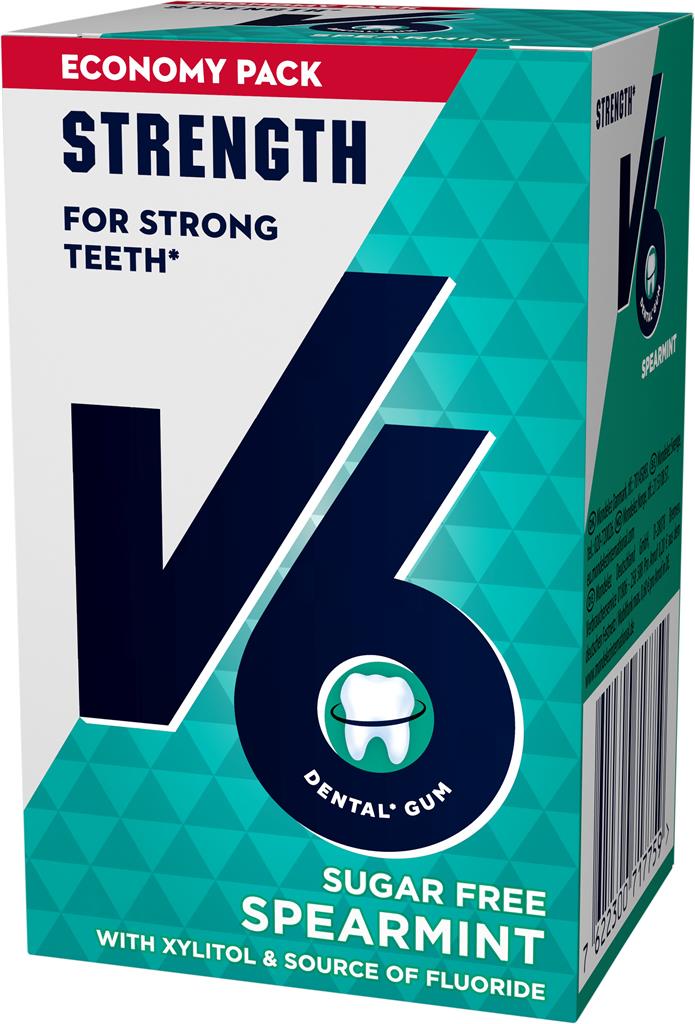 Bild på V6 Strong Teeth Spearmint, 70 g