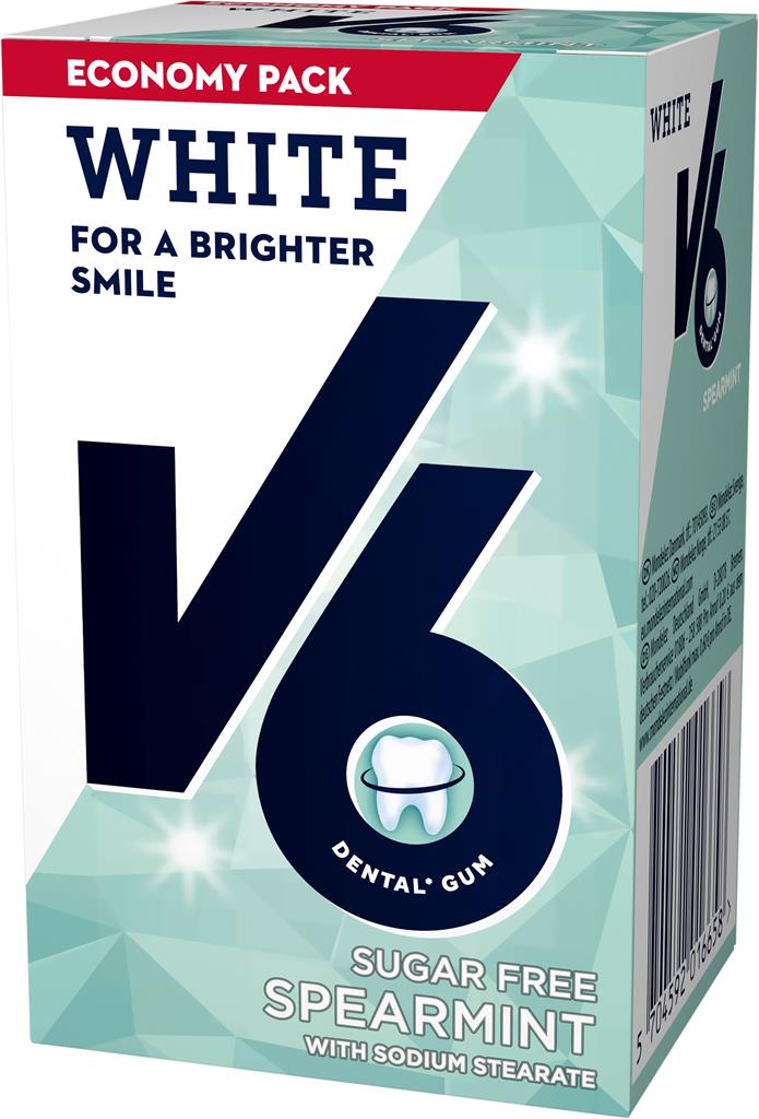 Bild på V6 White Spearmint, 72 g